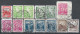 1934 LATVIA Set Of 13 Used Stamps (Michel # 232-237) CV €2.70 - Lettland