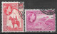 1952-1953 GOLD COAST SET OF 2 USED STAMPS (Michel # 142,143) - Goudkust (...-1957)