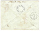 1920 - Enveloppe RECC. D' ADANA  Affr. Mixte Français ( O.M.F ) Et Turcs - Au Dos CONTROLE POSTAL - Briefe U. Dokumente