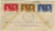 ANTIGUA KGVI 1937 Coronation SG   95-7 First Day Cover To London. - 1858-1960 Crown Colony