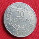 Bolivia 20 Centavos 2012 Bolivie W ºº - Bolivia