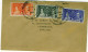 MALAYA STRAITS SETTLEMENTS SINGAPORE KGVI 1937 Coronation SG  275-7 First Day Cover To Birmingham - Straits Settlements