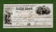 USA Certificate Of Deposit ILION BANK Herkimer State Of New York 1861 CIVIL WAR ERA - Devise De La Confédération (1861-1864)