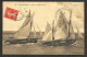 PORT EN BESSIN " Barques De Pêche Sortant"   1914 - Port-en-Bessin-Huppain