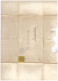 Suisse Lettre Timbre Rayon II 10 Rp Cachet Bleu Kolligen 19 Mars 1853 , YT N°15 - 1843-1852 Kantonalmarken Und Bundesmarken