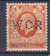 Great Britain Perfin Perforé Lochung 'CWR' 1934 Mi. 178X, GV. (2 Scans) - Gezähnt (perforiert)