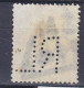 Great Britain Perfin Perforé Lochung 'RL' 1911 Mi. 121, GV. SM 114 In Triangle Cancel (2 Scans) - Gezähnt (perforiert)