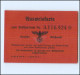 BB-0096/ Ausweiskarte Zum Postsparbuch Deutsche Reichspost 1938 - 1939-45