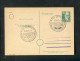 "DDR" 1949, SSt. "ZERBST, Fuer Die Opfer Des Faschismus" Auf Postkarte (L0062) - Postales - Usados