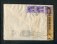 "AEGYPTEN" 1944, Brief Mit "ZENSUR", Umfangreiche MiF, Nach New York (L0071) - Storia Postale