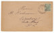 Lettre Levant Autrichien Bureaux Autrichiens Cachet Jerusalem Gerusalemme Pour Eisenberg 1892 , Cover Letter Brief - Oostenrijkse Levant