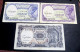 Egypt (1967-1968), V Rare 5 '& 10 Piastres, P180c & P181d , Sign Nazih A. Deif., Complete SET 3 Notes. - Egipto