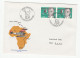 GIRAFFE  Pic Pmk On 1977 First Flight COVER Switzerland To KENYA  SEAPLANE Aviation Stamps - Jirafas