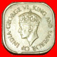 * GREAT BRITAIN WARTIME (1939-1945): CEYLON  5 CENTS 1944 DIES 1+A! GEORGE VI (1937-1952) · LOW START ·  NO RESERVE! - Sri Lanka (Ceylon)