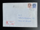 NETHERLANDS 1984 REGISTERED LETTER BRIELLE TO UTRECHT 26-06-1984 NEDERLAND AANGETEKEND - Brieven En Documenten