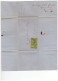 Lettre Mexique Mexico 1870 Timbre Surchargé Durango Timbre 12 Cent  , Cover Letter Brief - México