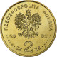 Pologne, 2 Zlote, 2002, Warsaw, Laiton, FDC, KM:433 - Polen