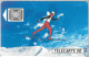 CARTE-PUBLIC-50U-F205 A-SC4-11/91-SKI DE FOND--9 N° NOIRS LASER-N°C1C034420--BE-Cote 90€ - 1991