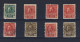 8x Canada George V Admiral WW1 War Tax Stamps 4x MH 4x Used Guide Value = $138.50 - Kriegssteuermarken
