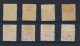 8x Canada George V Admiral WW1 War Tax Stamps 4x MH 4x Used Guide Value = $138.50 - War Tax