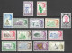 CAYMAN Is....QUEEN ELIZABETH II..(1952-22.)...." 1962.."......SET OF 15.......MH.... - Kaimaninseln