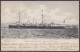 Portugal - CP Bateau De Guerre "Cruzador D. Carlos I" Affr. 25R Càd Hexagon. "LISBOA CENTRAO /14-8-1904/ 3e SECCAO" Pour - Cartas & Documentos