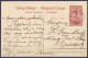 Congo Belge - EP CP 10c Rouge-brun "Monts Ruwenzori" Càd KAMBOVE /17 JUIN 1915 Pour Administrateur Territorial à ELISABE - Interi Postali