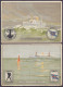 Lot 2 CP "Compagnie Belge Maritime Du Congo" Affr. N°124 Càd KWAMOUTH /28.IX 1927 & N°127 Càd "PAQUEBOT / ANVERSVILLE /  - Lettres & Documents