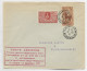 MADAGASCAR 15C+50C LETTRE COVER TANANARIVE 31.10.1937 POUR TSIROANOMANDIDY + PREMIER SERVICE POSTE AERIENNE - Covers & Documents