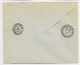 MADAGASCAR 15C+50C LETTRE COVER TANANARIVE 31.10.1937 POUR ARIVONIMAMA  + PREMIER SERVICE POSTE AERIENNE - Brieven En Documenten