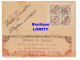 Maroc Espagnol Lettre Avec Bloc De 4/4 Vert Surcharge , Troupes Occupation , Quertant Capitaine Gendarmerie Amiens - Spanish Morocco