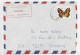 RWANDA 50FR PAPILLON BUTTERFLY SOLO LETTRE COVER  KIGALI 1978 TO SUISSE + GRIFFE PHARMACIE - Brieven En Documenten