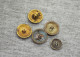 Lot Of Buttons Crimean War Napoleon III  1853 Lot 5psc - Boutons