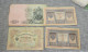 Russian Tsarist Empire Lot Of Paper Rubles 1.3.25 Rouble Lot 4 Psc - Russie