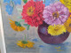 Delcampe - Ancien Tableau Bouquet De Fleurs Signé Simone Chamouillet Artiste Peintre Touraine - Huiles