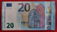 20 EURO R028C1 Lagarde Serie RR Germany Perfect  UNC - 20 Euro