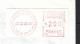 FRANCE 1968. Lettre Recommandée +AR - CAMP. Affranchie Avec Vignette De Guichet Frama SATAS. 2,90 F. - 1969 Montgeron – Papier Blanc – Frama/Satas