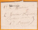 1760 - Marque Postale BRUXELLES Sur Lettre Avec Corresp Amicale De 2 P En Français De Bruxelles Vers Bruges Brugge - 1714-1794 (Pays-Bas Autrichiens)