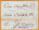 1794 - An 2 - Marque Postale 12 MARSEILLE Sur Lettre Pliée Avec Corresp Vers PORT MAURICE Porto Maurizio Par MONACO - 1701-1800: Vorläufer XVIII