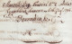 1794 - An 2 - Marque Postale 12 MARSEILLE Sur Lettre Pliée Avec Corresp Vers PORT MAURICE Porto Maurizio Par MONACO - 1701-1800: Vorläufer XVIII