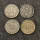 LOT 4 * 1/2 FRANC SUISSE ARGENT 1908 1948 1957 1967 / SILVER SWITZERLAND (Référence Lot N°33) - 1/2 Franc