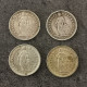 LOT 4 * 1/2 FRANC SUISSE ARGENT 1908 1948 1957 1967 / SILVER SWITZERLAND (Référence Lot N°33) - 1/2 Franc