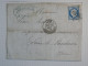 DL 14 FRANCE  BELLE LETTRE  1874 LYON A LONS     +N°60++AFF. INTERESSANT++++ - 1871-1875 Cérès