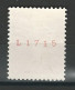 SBK 238yRM, Mi 354yR ** MNH - Rollen