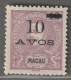 MACAO - N°140  Nsg (1905) 10a Sur 12a Lilas - Neufs