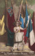 FOLKLORE - La Marseillaise En Alsace - Tenue Traditionnelle - Costume - Fillette - Carte Postale Ancienne - Bekende Personen