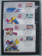 Delcampe - Belgien, Belgique - Unsortiertes Briefmarken-Konvolut Auf Blättern + Steckseite - Colecciones