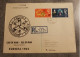 ISLE OF MAN-CALF OF MAN JECERIS STABIT QUOCUNQUE REGISTERED FIRST DAY COVER EUROPA 1964 CIRCULED SEND TO W.GERMANY - Isle Of Man