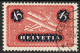 Schweiz Suisse 1937: "Biplane" Zu F8z (geriffelt) Mi 183z Yv PA8 (grillé) Mit Eck-⊙ BASEL 3.V.?? (Zu CHF 70.00) - Usati