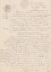 VP 1 FEUILLE - 1872 - GEX - DIVONNE - MOREZ - VERSONEX - Manuscripts
